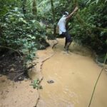 Deslave provoca turbidez en río de Xico; descartan contaminación tóxica